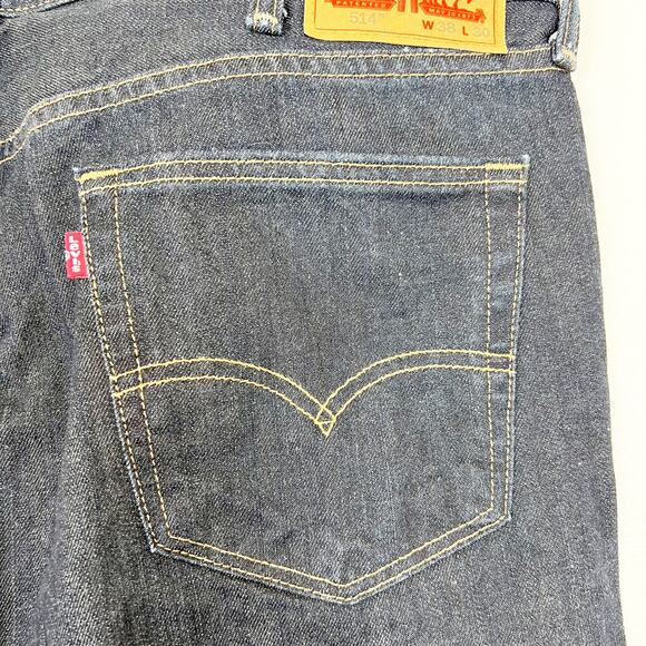 Levi's 514 Straight Leg Jeans W38 L30 - Picture 4 of 12